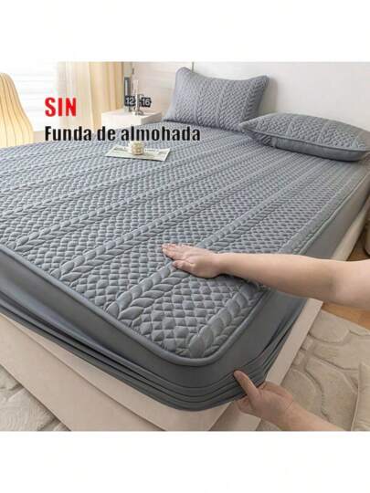 Cubre colchon Funda para colchón cama Acolchado Antiácaros con Membrana Transpirable E Impermeable Prolongando La Vida Útil De Su  Protector De Colchón De Tamaño Extralargo,unda protectora de colchón impermeable, gruesa, acolchada, de lujo para 2 personas, Sábana bajera elástica, almohadilla de protección,Protector Cubre Colchón Impermeable Decoración 3 Pisos King,Cubre colchón con funda de almoada Funda de colchón unicolor impermeable Matrimonial,Protectores De Colchón Cubre Colchón Impermeable A Prueba De Orina Queen Size Ropa De Cama Sábana Ajustable Acolchado Transpirable Engrosada Antideslizante Colchón Topper Con Deep Pocket Hasta 12'' ,Sábana bajera de grado madre y bebé, sábana de algodón laminada antibacteriana, gruesa, fibra de soja, banda elástica, Clase A Cubre colchónes con funda de almoada Funda de colchóneta unicolor impermeable Matrimonial