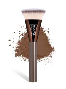 MAANGE MAANGE 1pc Professional Facial Flat Head Foundation Brush,Makeup Brush With Soft Fiber For Easy Carrying,Brush For Travel,Gift For Women&Girls