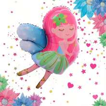 Bộ 5 bóng bay chủ đề, bao gồm bóng bay tiên hoa, bóng bay ngôi sao, các loại bóng bay lá kim khác, v.v., rất thích hợp cho yêu tinh, đồ trang trí tiệc sinh nhật tiên hoa, phông nền trang trí, đồ dùng tiệc chủ đề hoạt hình - Nhiều màu - Xem 5