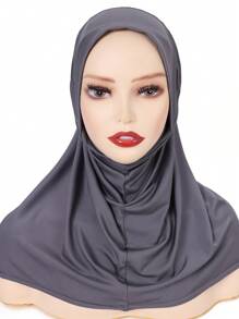 Mũ trùm đầu Hijab co giãn tức thời - Mềm mại, thoáng khí, che phủ toàn bộ đầu và cổ, chống nắng, thiết kế chui đầu dễ dàng - Nhiều màu - Xem 15