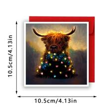 Christmas Card, Cute Christmas Card, Funny Holiday Greeting, Christmas Note Cards, Cute Xmas Card For Family Or Friends, Unique Christmas Card