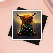 Christmas Card, Cute Christmas Card, Funny Holiday Greeting, Christmas Note Cards, Cute Xmas Card For Family Or Friends, Unique Christmas Card