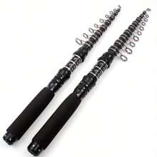 1.5m 1.8m 2.1m 2.4m 2.7m 3.0m Carbon Portable Telescopic Fishing Rod Fast Action Spinning Rod Easy Carry Carp Trout Bass Rod Fishing Goods - Multicolor - View 10