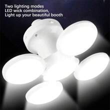 1 件便携式户外旅行照明 LED 灯，可折叠太阳能足球形灯，TYPE-C 夜光运动腕带，探照灯，野营手电筒，户外停电应急灯，家用灯，夜间照明 - 彩色 - 查看 6