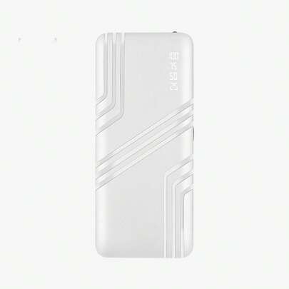 Nuevo banco de energía portátil 7500mAh gran capacidad pantalla digital powerbank carga rápida USB suministros camping oficina carga dispositivos electrónicos viaje compacto resistente