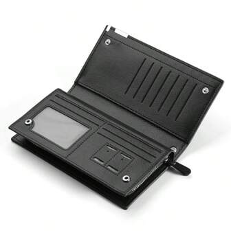 铁边钱包 男士钱包 钱袋 钱包 长款钱包