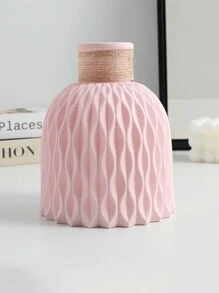 1 chiếc bình hoa nhựa họa tiết sóng nước sang trọng thời trang, bình hoa chống vỡ trang trí nhà cửa, đồ trang trí phòng khách hiện đại - Nhiều màu - Xem 15