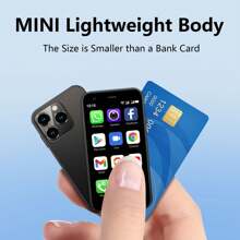 soyes. 4G Mini Pocket Smartphone -3 Inch HD Screen, Dual SIM Slot, Android Phone, WiFi, Portable Compact Design, Easy To Operate, Mini Phone, Black \ Pink \ Purple. Ideal Gift, Birthday Present.