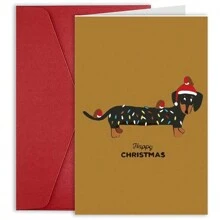 1pc, Thiệp Giáng sinh vui nhộn dành cho anh ấy/cô ấy, Thiệp ngày lễ hài hước dành cho bạn bè, Quà tặng Giáng sinh vui vẻ cho nam nữ, Thiệp chúc mừng mùa lễ - Một cỡ - Xem 10