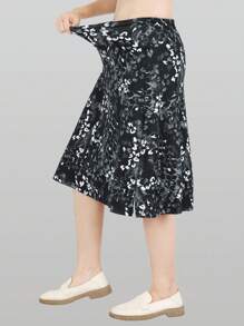 RUNONWHEELS 5 Halloween Midi Length Women's Tennis Skirts Golf Skorts With Pockts Pleated Modest Skirts Long Knee Length Athletic Workout Liner Shorts High Waisted Tummy Control