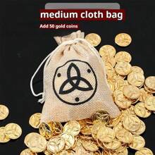 1set - Mora Gold Coin - Made Of Solid Metal - Gold-Plated Coins - Anime & Game Merchandise - Home Decor - Game Props - Gold Coin Toys - Birthday Gift - Christmas Gift - Valentine's Day Gift - Gift - Multicolor - View 9