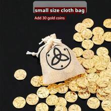 1set - Mora Gold Coin - Made Of Solid Metal - Gold-Plated Coins - Anime & Game Merchandise - Home Decor - Game Props - Gold Coin Toys - Birthday Gift - Christmas Gift - Valentine's Day Gift - Gift - Multicolor - View 8