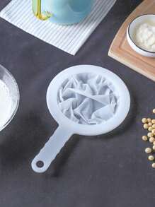 1 cái/2 cái Lưới lọc đa năng, Lọc sữa đậu nành, Lọc nước ép, Lọc thực phẩm, Chuẩn bị bữa ăn, Phụ kiện nhà bếp, Dụng cụ nhà hàng - trắng - Xem 6