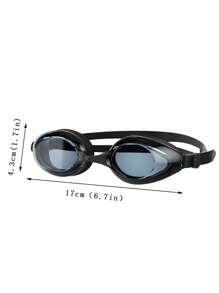 1pc HD Swimming Goggles HD Boy's Glasses Swimming Equipment - Black and White - View 9