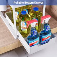 Under Sink Shelf Organizer, 2 Tier Kitchen Shelf, Bathroom Counter Organizer For Kitchen Storage, Bathroom, Sink, Balcony, 40 X 22 X 30.5 Cm