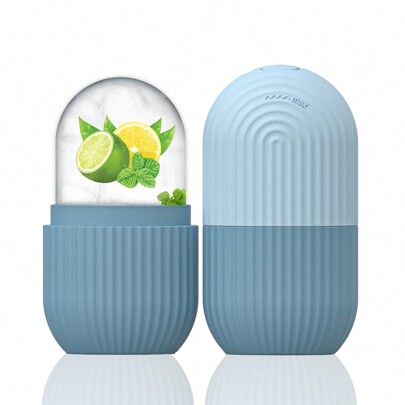 1pc Silicone Ice Cube Mold, For Beauty And Skin Care Silicone Ice Roller Face And Eye Ice Roller, Silicone Beauty Ice Roller Skin Care Tools, Face Ice Mold Skin Care Mask, Reusable Ice Roller Back To School