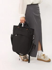 Lässig wasserdichter Rucksack, multifunktionaler Laptop-Rucksack Schultasche, robuster Outdoor Reiserucksack, Rucksack mit abnehmbarem Schultergurt, für Reisen, Pendeln, Alltag, College