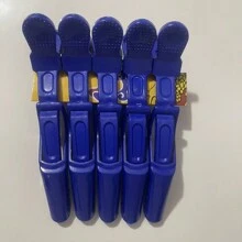 12 件彩色鳄鱼发夹，无缝发夹，沙龙烫染用，鳄鱼夹，刘海夹，女士发饰 - 彩色 - 查看 10