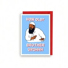 有趣的卡片，生日卡片，旧卡片，给好朋友的生日礼物，生日快乐有趣的问候，有趣的生日卡片 - 多色 - 查看 8