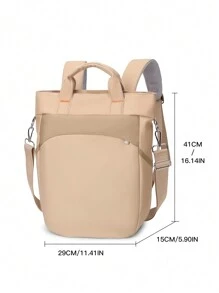 Lässig wasserdichter Rucksack, multifunktionaler Laptop-Rucksack Schultasche, robuster Outdoor Reiserucksack, Rucksack mit abnehmbarem Schultergurt, für Reisen, Pendeln, Alltag, College