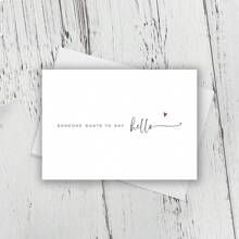 Someone Wants To Say Hello, Simple Pregnancy Announcement Card, We're Expecting, Congratulations On Your Pregnancy, Pregnancy - Multicolor - View 7