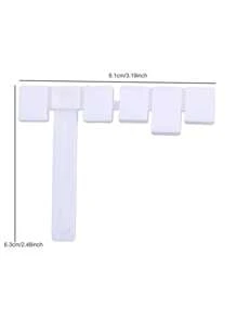 10 kẹp cố định khóa cố định cao cấp - Phụ kiện ngăn kéo có thể điều chỉnh cho ngăn chia 32 gót và ngăn chia dài 45cm - Giải pháp lắp đặt dễ dàng và cố định chắc chắn, Phụ kiện ngăn kéo DIY Khóa cố định bên hông Khóa mở rộng Khóa cố định Khóa chữ thập, Phụ kiện ngăn kéo Khóa mở rộng Khóa cố định bên hông Khóa cố định cho ngăn chia dài 32 và 45cm - trắng - Xem 3