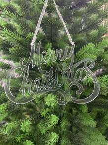 12 chiếc que băng trang trí Giáng sinh trong suốt mặt dây chuyền trang trí bằng băng, vật dụng trang trí lễ hội Giáng sinh, Giáng sinh - Nhiều màu - Xem 23