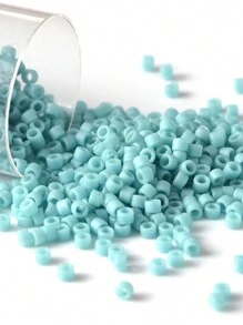 10g/管日本 Mi Yu Ki Delica 珠子 11/0 磨砂哑光色 2000 颗玻璃种子珠适用于 DIY 工艺珠宝手链制作 - 玻璃珠 - 查看 14