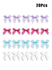 20 件蝴蝶结装饰配件多功能休闲混搭棒球帽、无檐小便帽、渔夫帽、草帽、高顶礼帽等 - 20Pcs - 查看 15