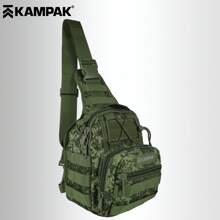 Kampak KR07 Tactical Multipurpose Chest Bag Compact Large Capacity Multi-Compartment - 軍綠色 - 查看 2