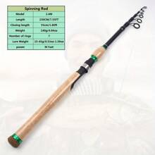1 Piece 1.8m 2.1m 2.4m 2.7m ROD FISH RODS Lure Spinning Carbon Fishing Telescopic Rod Fast Long Shot Trout Lake Fishing Rod - Multicolor - View 14