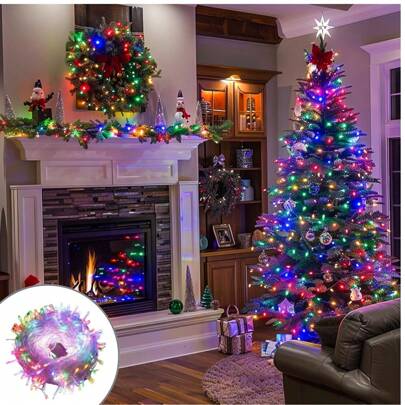 1pc LED Fairy Light Garland Mother's Day Tree Fairy Light Chain Home Wedding Party Holiday Decoration, Battery Powered Ideal For Garden, Bedroom, Wedding, And Festive Party Decorations