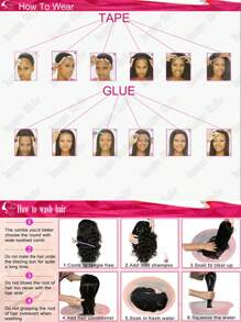 1pc Brown Long Straight Synthetic Lace Front Wig, Heat Resistant Fiber Hair, Light Brown Color, Natural Hairline, Suitable For Fashionable Women