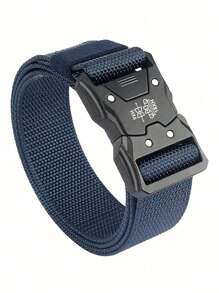 3pcs Quick Release Nylon Tactical Belt, Suitable For Sportswear, Outdoor Training And Casual Occasions, Gift For Men, Casual, Business, Boyfriend, Husband, Father, Daily Wear, Fashion, Youth, Outdoor, Holiday, Sports, Travel, Street - Multicolor - View 6