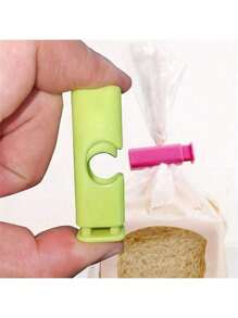 5 cái/10 cái Kẹp túi niêm phong thực phẩm có thể tái sử dụng Dụng cụ bảo quản thực phẩm tươi sống Kẹp niêm phong bằng nhựa Kẹp túi niêm phong bánh mì ăn nhẹ Kẹp lưu trữ nhà bếp (Màu ngẫu nhiên) - Nhiều màu - Xem 7