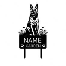 1pc Custom Belgian Malinois Metal Memorial Garden Stake Personalized Pet Grave Marker Name Sign Remembrance Stake Decor Dog Loss Christmas Gift,Custom Bichon Frise Dog Metal Memorial Garden Stake,Custom Biewer Terrier Metal Memorial Garden Stake - Black - View 11