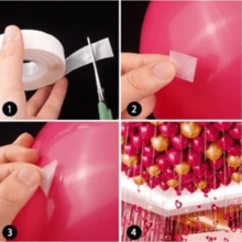 100 Dots Tape Drop Glue Adhesive For Balloon Balloon Party Decoration - Số lượng - Xem 8