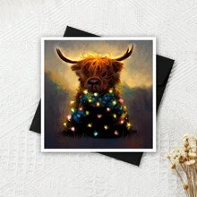Christmas Card, Cute Christmas Card, Funny Holiday Greeting, Christmas Note Cards, Cute Xmas Card For Family Or Friends, Unique Christmas Card