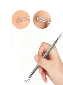 Blackhead Remover, 2 PCS Pimple Popper ,Stainless Steel Pimple Extractor Blackhead Removal Tool Risk Free Treatment For Blemish,Whitehead Popping-With A Storage Box - Silver - View 7