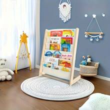 Wood Kids Bookshelf Nursery Small Book Shelf Baby Bookcase Storage Magazine Rack 5/7 Tier Toddler Front Facing Children Book Rack For Classroom Playroom Bedroom Boy Girl's Gift - Multicolor - View 9