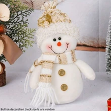 1 Peça Figura de Boneco de Neve de Natal - Decoração Doméstica Estilo Nórdico, Peça Central de Mesa para Feriados, Presente de Aniversário/Casamento/Aniversário/Festa, Ornamento de Mesa Criativo, Boneco de Pelúcia Papai Noel Boneco de Neve, Decoração de Natal, Presente de Natal, Decoração de Quarto, Suprimentos para Festa de Natal
