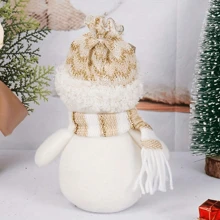 1 Peça Figura de Boneco de Neve de Natal - Decoração Doméstica Estilo Nórdico, Peça Central de Mesa para Feriados, Presente de Aniversário/Casamento/Aniversário/Festa, Ornamento de Mesa Criativo, Boneco de Pelúcia Papai Noel Boneco de Neve, Decoração de Natal, Presente de Natal, Decoração de Quarto, Suprimentos para Festa de Natal