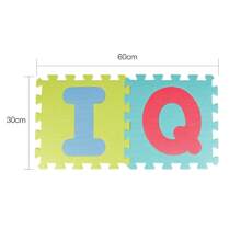 Tappetino puzzle da 36 pezzi per bambini, tappetino puzzle in schiuma, tappetino in schiuma, pannello in schiuma per bambini, tappetino puzzle, tappetino da gioco per bambini, tappetino da gioco per bambini con lettere e numeri, adatto per bambini da 1 a 6 anni