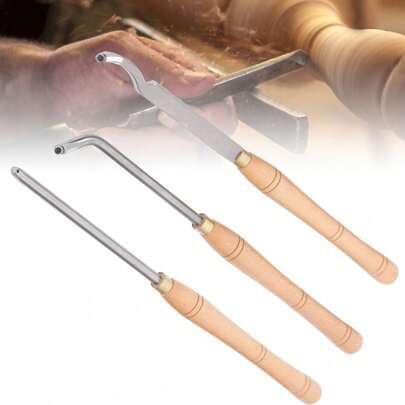  Futchoy 3stk.Stechbeitel Profi Stemmeisen Holz Drehbank Meißel Set Holzbearbeitung Drehmeißel