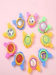 Đồ chơi bắn súng cao su xoay đĩa bay hoạt hình - Nhiều màu - Xem 5
