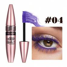 SAM SUGAR 1 件装防水纤长睫毛膏，持久防晕染，睫毛浓密卷翘，节日和舞台妆 - 04# - 查看 1