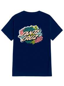 StreetWear S@Nta Cruz Unisex T-Shirt 100% Cotton NEW! - 藏蓝色 - 查看 1
