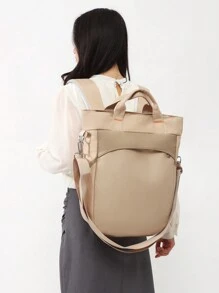 Lässig wasserdichter Rucksack, multifunktionaler Laptop-Rucksack Schultasche, robuster Outdoor Reiserucksack, Rucksack mit abnehmbarem Schultergurt, für Reisen, Pendeln, Alltag, College