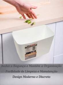 Compact Hanging Trash Can For Kitchen Plastic Multifunctional Hanging Sink Holder Practicality And Organization In Any Space - 多功能懸浮垃圾桶 - 查看 6
