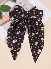 5 件套女士圣诞派对时尚配饰，包括鹿、雪花、雪人、圣诞树、蝴蝶结发夹 - 彩色 - 查看 8